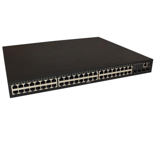 Коммутатор управляемый L2+ PoE SW-84804/L(800Вт) Gigabit Ethernet на 48 RJ45 PoE + 4хGE SFP порта OSNOVO 13679 Коммутатор управляемый L2+ PoE SW-84804/L(800Вт) Gigabit Ethernet на 48 RJ45 PoE + 4хGE SFP порта OSNOVO 13679