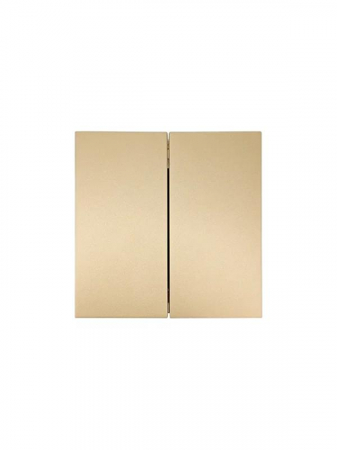 Выключатель 2-кл. СП ZIMA IP20 10А безвинт. зажим зол. LEZARD 704-3688-101QC Выключатель 2-кл. СП ZIMA IP20 10А безвинт. зажим зол. LEZARD 704-3688-101QC