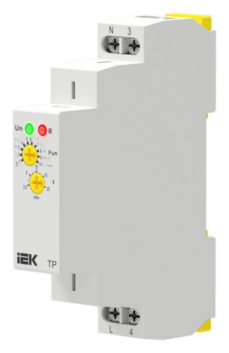 Реле импульсное TP 1 контакт 230В AC с задержкой выключения IEK CTR-450-TP-1-1HD-A230-C00 фото 3 Реле импульсное TP 1 контакт 230В AC с задержкой выключения IEK CTR-450-TP-1-1HD-A230-C00 фото 3