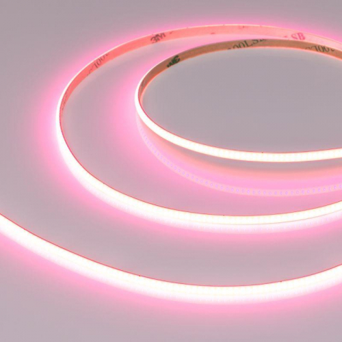 Лента светодиодная COB-X480-4mm 24V Pink 4Вт/м IP20 (уп.5м) Arlight 046910 Лента светодиодная COB-X480-4mm 24V Pink 4Вт/м IP20 (уп.5м) Arlight 046910