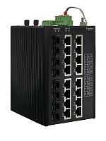 Коммутатор промышленный управляемый Ethernet L3 8х10/100/1000BaseT 8х100/1000/2500BaseX SFP SE NSETM324T16X08A