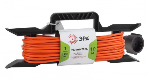 Удлинитель-шнур на рамке 1х10м без заземл. 6А IP20 UFx-1-2х0.75-10m ПВС 2х0.75 Эра Б0046820 Удлинитель-шнур на рамке 1х10м без заземл. 6А IP20 UFx-1-2х0.75-10m ПВС 2х0.75 Эра Б0046820