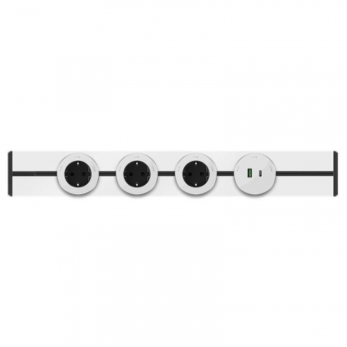 Розетка MultiTrack 13А 250В универс. круглая бел. SE MTK13002W фото 4 Розетка MultiTrack 13А 250В универс. круглая бел. SE MTK13002W фото 4