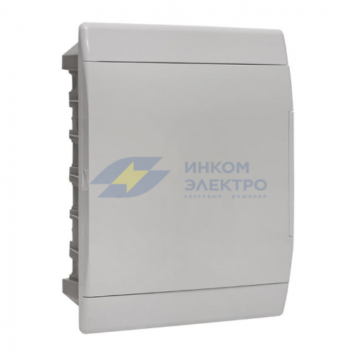 Щит ЩРВ-П-24 IP41 бел. дверца (пром. упак.) Basic EKF pb-v-24w-bas