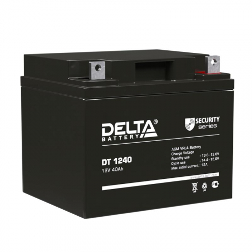 Аккумулятор ОПС 12В 40А.ч DT 1240 Delta 4614010040016