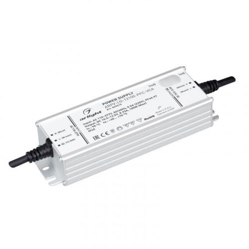 Блок питания ARPV-LG-12100-PFC-VCA (10.5-13.5В 8.33А 100Вт) IP65 металл Arlight 049616 Блок питания ARPV-LG-12100-PFC-VCA (10.5-13.5В 8.33А 100Вт) IP65 металл Arlight 049616