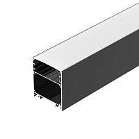 Профиль LINE-6070-2000 ANOD BLACK L2000 алюм. Arlight 046402