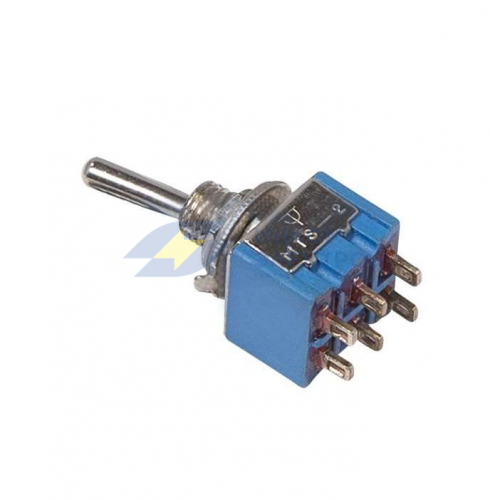 Тумблер 250В 3А (6c) ON-OFF-ON 2п Micro (MTS-203) Rexant 36-4021 Тумблер 250В 3А (6c) ON-OFF-ON 2п Micro (MTS-203) Rexant 36-4021