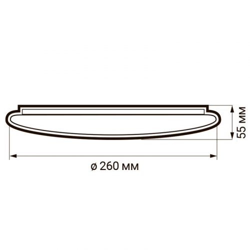 Светильник светодиодный декоративный PPB Starway-2 24Вт 6500К IP20 d260х55 настенно-потолочный бытовой JazzWay 5030947 фото 6