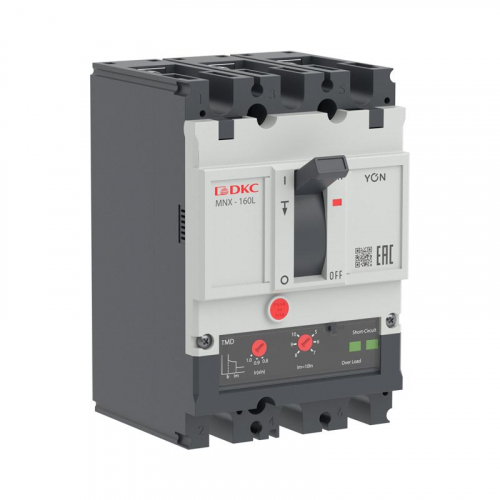 Выключатель автоматический в литом корпусе YON pro MNX160L 3P 160А 70кА при AC415V расц. TMD YON MNX160L3PTMD0160 Выключатель автоматический в литом корпусе YON pro MNX160L 3P 160А 70кА при AC415V расц. TMD YON MNX160L3PTMD0160