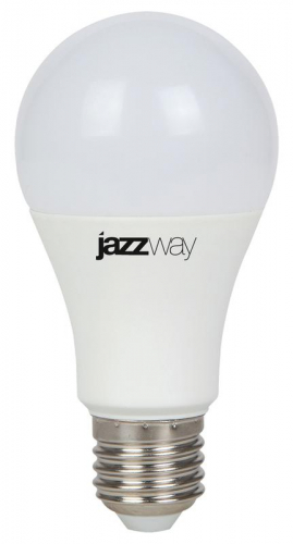 Лампа светодиодная PLED-LX 11Вт A60 грушевидная матовая 5000К холод. бел. E27 JazzWay 5028333