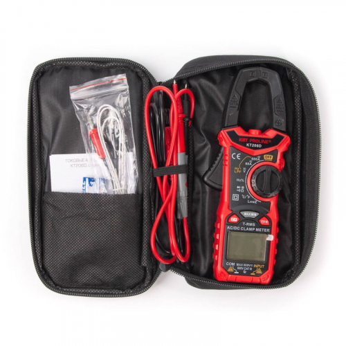 Клещи токовые цифровые KT 206D "PROLINE" КВТ 80753 фото 4