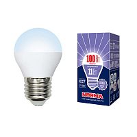 Лампа светодиодная LED-G45-11W/DW/E27/FR/NR Norma 11Вт матовая E27 (упак. картон) Volpe UL-00003833