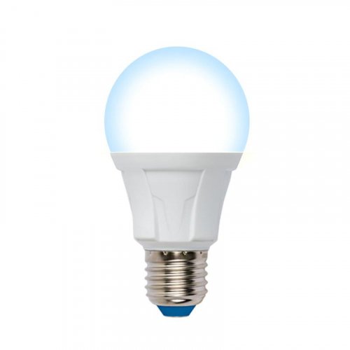 Лампа светодиодная LED-A60 10W/6500K/E27/FR/DIM PLP01WH Яркая 10Вт матовая 6500К холод. бел. E27 диммир. (упак. картон) Uniel UL-00004285
