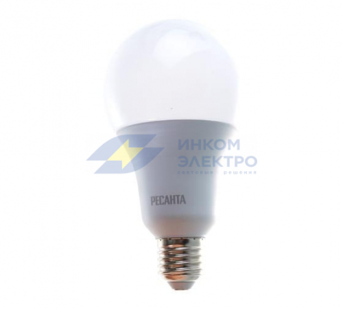 Лампа светодиодная LL-R-A80-20W-230-4K-E27 Груша 20Вт нейтр. E27 Ресанта 76/1/22