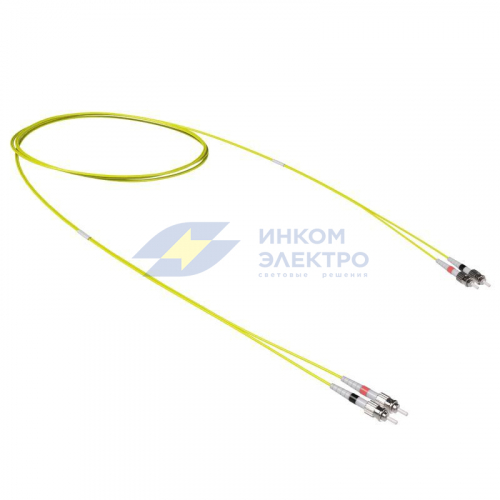 Шнур оптический коммутационный Duplex ST-UPC/ST-UPC 9/125 OS2 5м DKC RNPC9DSUSU5 Шнур оптический коммутационный Duplex ST-UPC/ST-UPC 9/125 OS2 5м DKC RNPC9DSUSU5