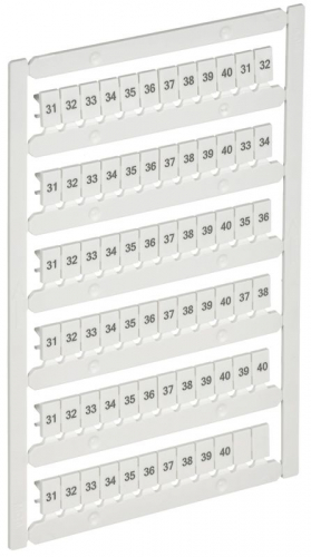 Маркер для CTS/CP 4кв.мм "31-40" ARMAFIX IEK AF-CT10D-M-004-04 Маркер для CTS/CP 4кв.мм "31-40" ARMAFIX IEK AF-CT10D-M-004-04