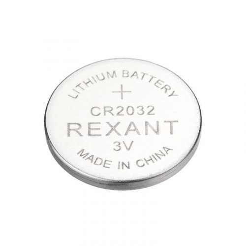 Элемент питания литиевый CR2032 3В (блист.1шт) Rexant 39-1114 фото 3