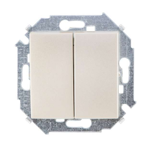 Выключатель 2-кл. СП Simon 15 10А IP20 винтов. зажим механизм шампань Simon 1591398-034 Выключатель 2-кл. СП Simon 15 10А IP20 винтов. зажим механизм шампань Simon 1591398-034