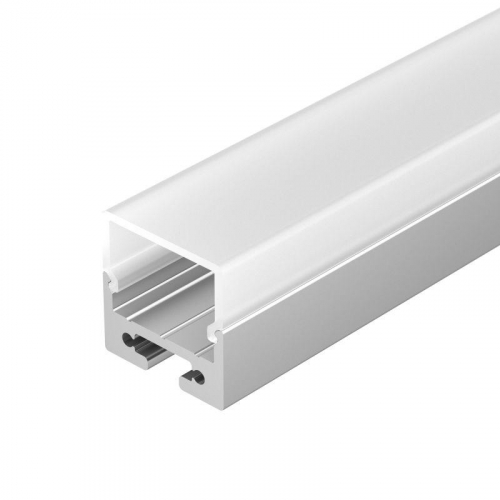 Профиль SL-LINE-2011M-2500 ANOD+OPAL SQUARE L2500 с экраном алюм. Arlight 025870 Профиль SL-LINE-2011M-2500 ANOD+OPAL SQUARE L2500 с экраном алюм. Arlight 025870