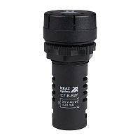 Зуммер с пульсирующим сигналом OptiSignal Compact D22 С7-B-B2F черн. 24В AC/DC КЭАЗ 362179