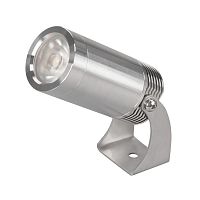 Светильник светодиодный KT-WATER-R44-8W Warm3000 (SL 24 deg 12V) IP68 металл Arlight 047733
