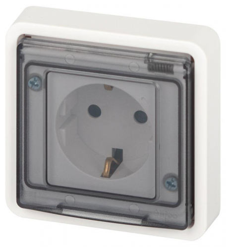 Розетка Эксперт 11-2521-01 2P+E IP55 16А-250В СУ бел. Эра Б0063259 Розетка Эксперт 11-2521-01 2P+E IP55 16А-250В СУ бел. Эра Б0063259