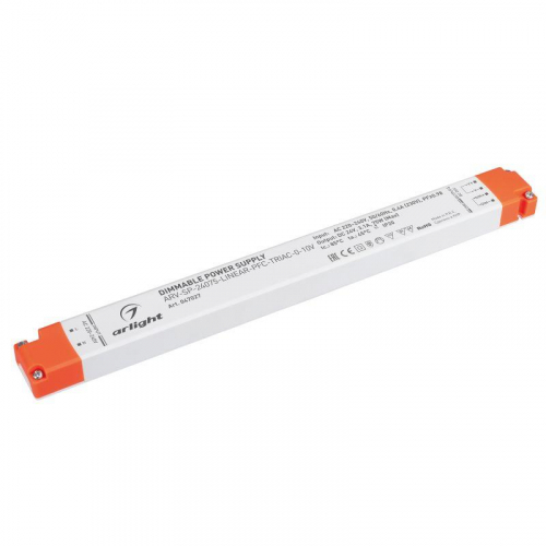 Блок питания ARV-SP-24075-LINEAR-PFC-TRIAC-0-10V (24В 3.1А 75Вт) IP20 пластик Arlight 047027 Блок питания ARV-SP-24075-LINEAR-PFC-TRIAC-0-10V (24В 3.1А 75Вт) IP20 пластик Arlight 047027