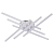 Светильник светодиодный Nora CLL-1-109-RC WH 109Вт 3000К-6000К 850х850х75 с пультом ДУ бел. Эра Б0069760