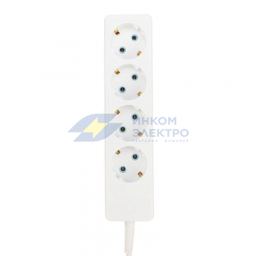 Удлинитель 4х3м с заземл. 3х0.75 бел. PROCONNECT 11-7219