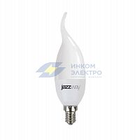 Лампа светодиодная PLED-SP CA37 7Вт свеча на ветру 3000К тепл. бел. E14 530лм 175-265В JazzWay 1027894-2