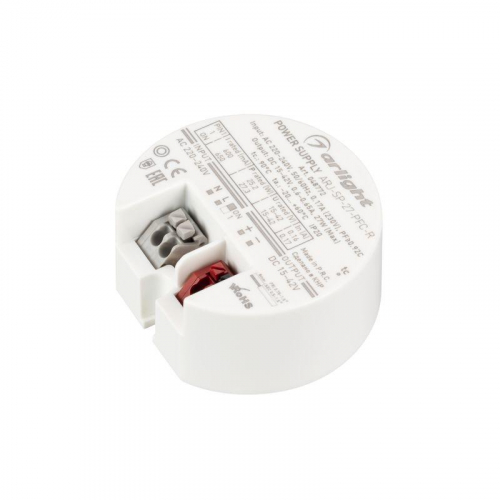 Блок питания ARJ-SP-27-PFC-R 15-42В 0.6-0.65А 27Вт IP20 пластик Arlight 048772