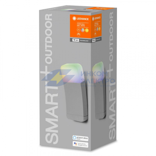 Светильник светодиодный SMART OUTD WIFI CURVE WALL RGBW SI LEDVANCE 4058075478350 фото 2