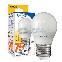 Лампа светодиодная ILED-SMD2835-G45-8-720-220-2.7-E27 (1319) IONICH 1544