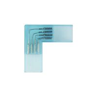 Соединитель UTC-K-24/B67-RGB CLEAR 005 POLYBAG контактный L-обр. для Led лент 220В 5050 RGB 4 контакта прозр. (уп.5шт) Uniel 10823
