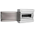 Бокс модульный накладной PDB/W 3012 GR (ЩРН-ПГ-12) IP65 пластик. JazzWay 5072008