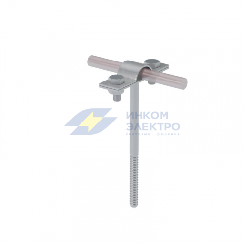 Держатель вкручиваемый DPV-L80-D5-10 HD для прутка d5-10 L80 сталь гор. оцинк. КМ MA0184 Держатель вкручиваемый DPV-L80-D5-10 HD для прутка d5-10 L80 сталь гор. оцинк. КМ MA0184