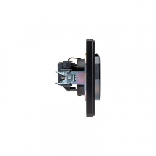 Розетка 1-м СП ROUND MIELE 16А с заземл. защ. шторки и крышкой оникс Kranz KR-78-0702-3 фото 4 Розетка 1-м СП ROUND MIELE 16А с заземл. защ. шторки и крышкой оникс Kranz KR-78-0702-3 фото 4