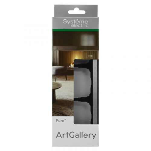 Рамка 3-м ArtGallery Pure метал. алюм. SE GAL312103 фото 3
