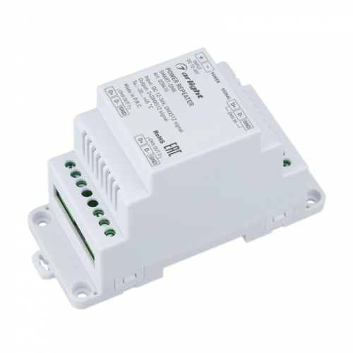 Усилитель SMART-DMX (12-36В 2CH DIN) (IP20 пластик) Arlight 028415 Усилитель SMART-DMX (12-36В 2CH DIN) (IP20 пластик) Arlight 028415