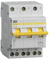 Выключатель-разъединитель трехпозиционный 3п ВРТ-63 32А KARAT IEK MPR10-3-032