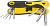 Ключ шестигранный с шаром 1.5-8мм складной CrV (уп.8шт) FIT 64183