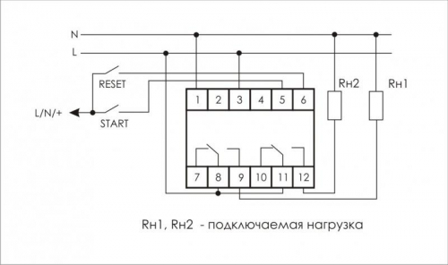 Реле времени PCS-519 2х8А 230В AC-24В AC/DC 2п IP20 многофункц. с вход. START/RESET монтаж на DIN-рейке F&F EA02.001.023 фото 2 Реле времени PCS-519 2х8А 230В AC-24В AC/DC 2п IP20 многофункц. с вход. START/RESET монтаж на DIN-рейке F&F EA02.001.023 фото 2