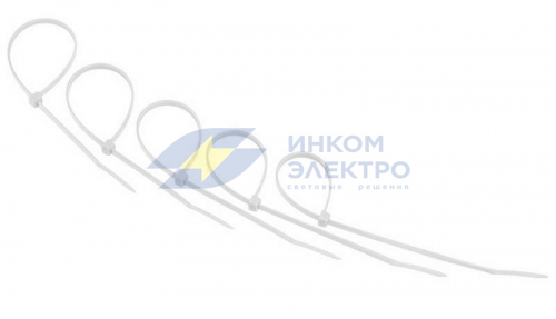 Хомут кабельный 3.6х200 нейл. бел. (уп.25шт)Rexant 07-0200-25 Хомут кабельный 3.6х200 нейл. бел. (уп.25шт)Rexant 07-0200-25