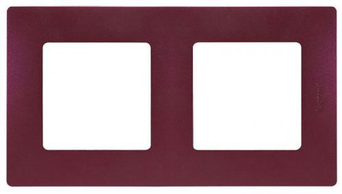 Рамка 2-м СП Etika IP20 сливовый IEK 672562