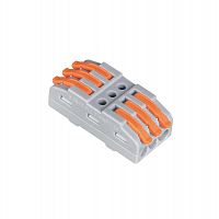 Клемма монтажная СМК PTC-3P 4233 BL/3 450В 32А 0.08-2.5(4.0)кв.мм JazzWay 5073708