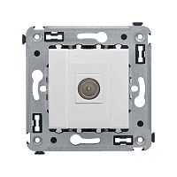 Розетка телевизионная одиночная TV СП Avanti "Белое облако" DKC 4400503