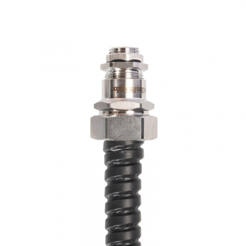 Ввод кабельный для металлорукава ВК-М25(13-18мм)-МР25 (INOX) (уп.10шт) Fortisflex 88170 фото 6