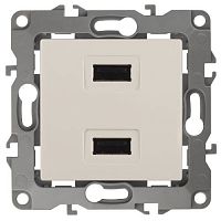 Устройство зарядное USB 12-4110-02 5В-2100мА сл. кость ЭРА Б0027492