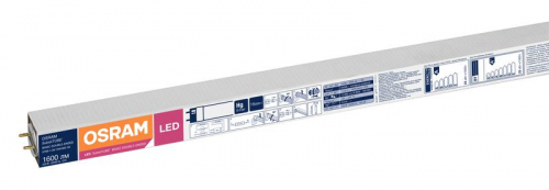 Лампа светодиодная SUBSTITUBE Basic T8 18W/865 18Вт T8 линейная 6500К холод. бел. G13 1600лм 220-240В 1200мм двухсторон. прям. вкл. (замена 36Вт) OSRAM 4058075377561 фото 2